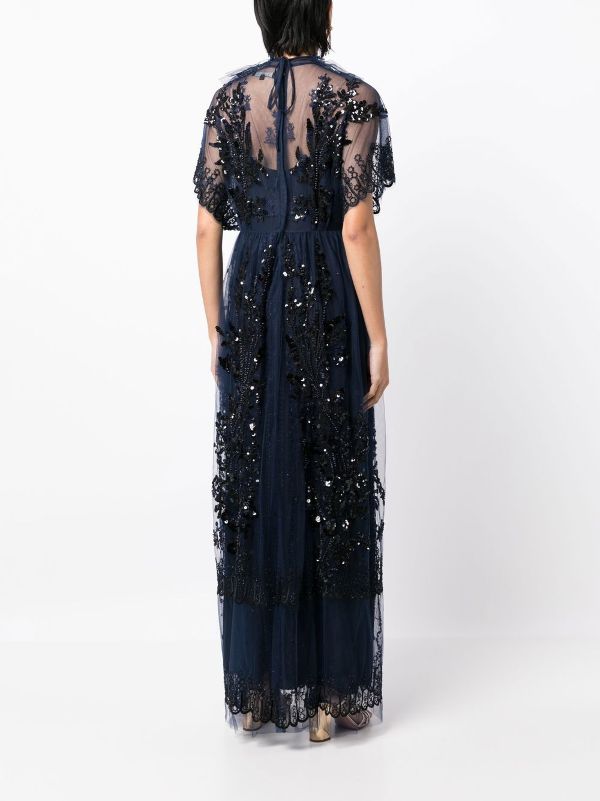 embroidered beaded dress