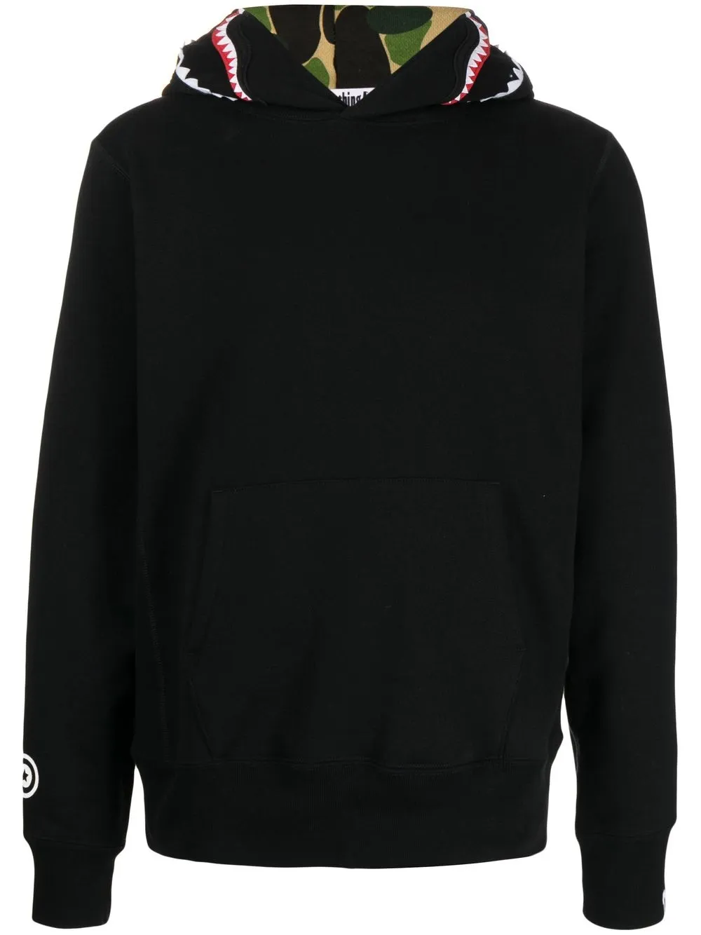 

A BATHING APE® cotton graphic-print hoodie - Black