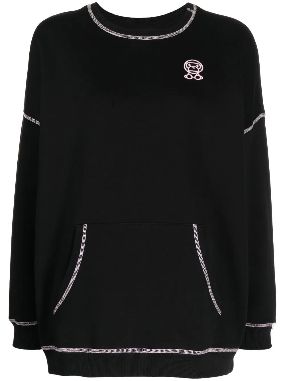 *BABY MILO® STORE BY *A BATHING APE® sweat à imprimé graphique - Noir Top Merken Winkel