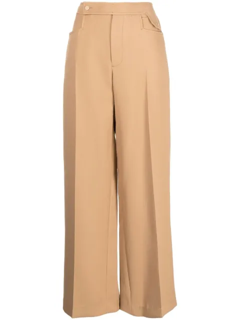 Low Classic pressed-crease straight trousers