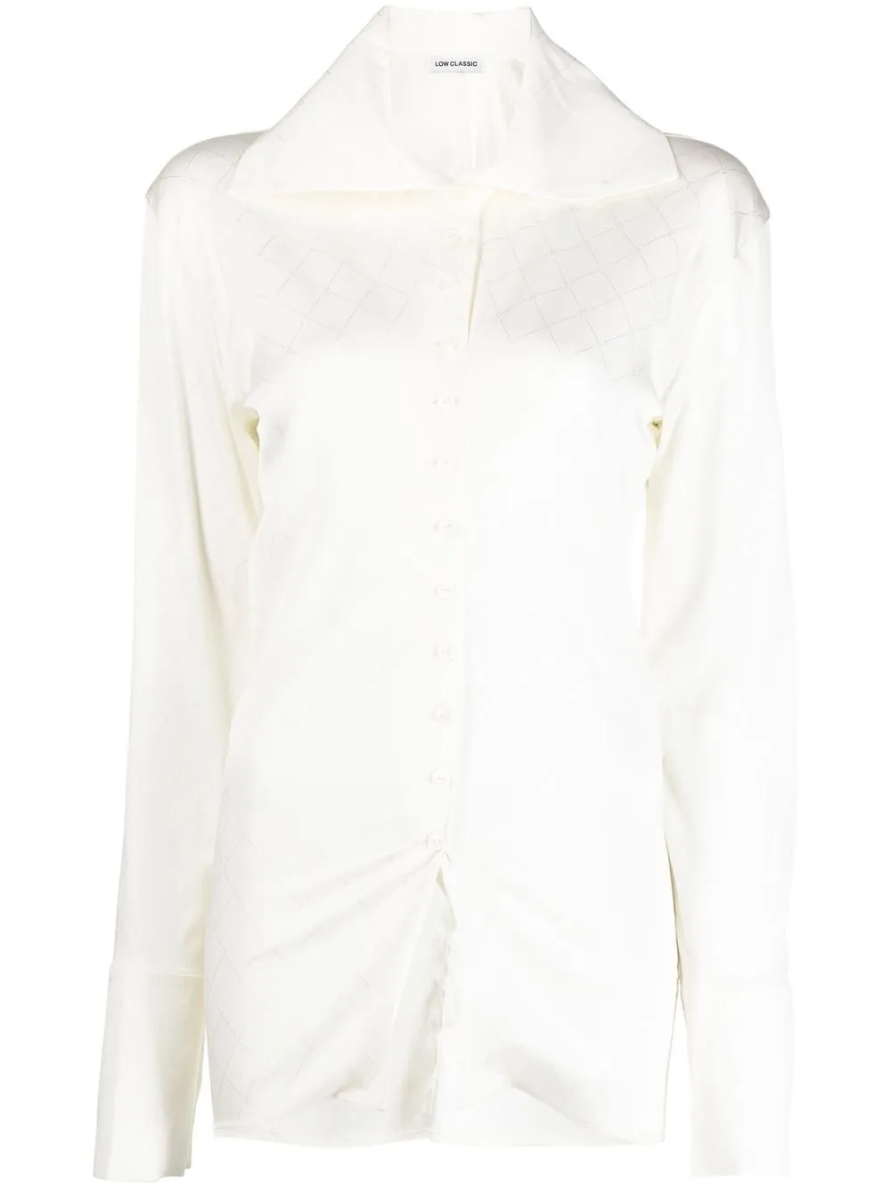 

Low Classic monogram buttoned cardigan - White