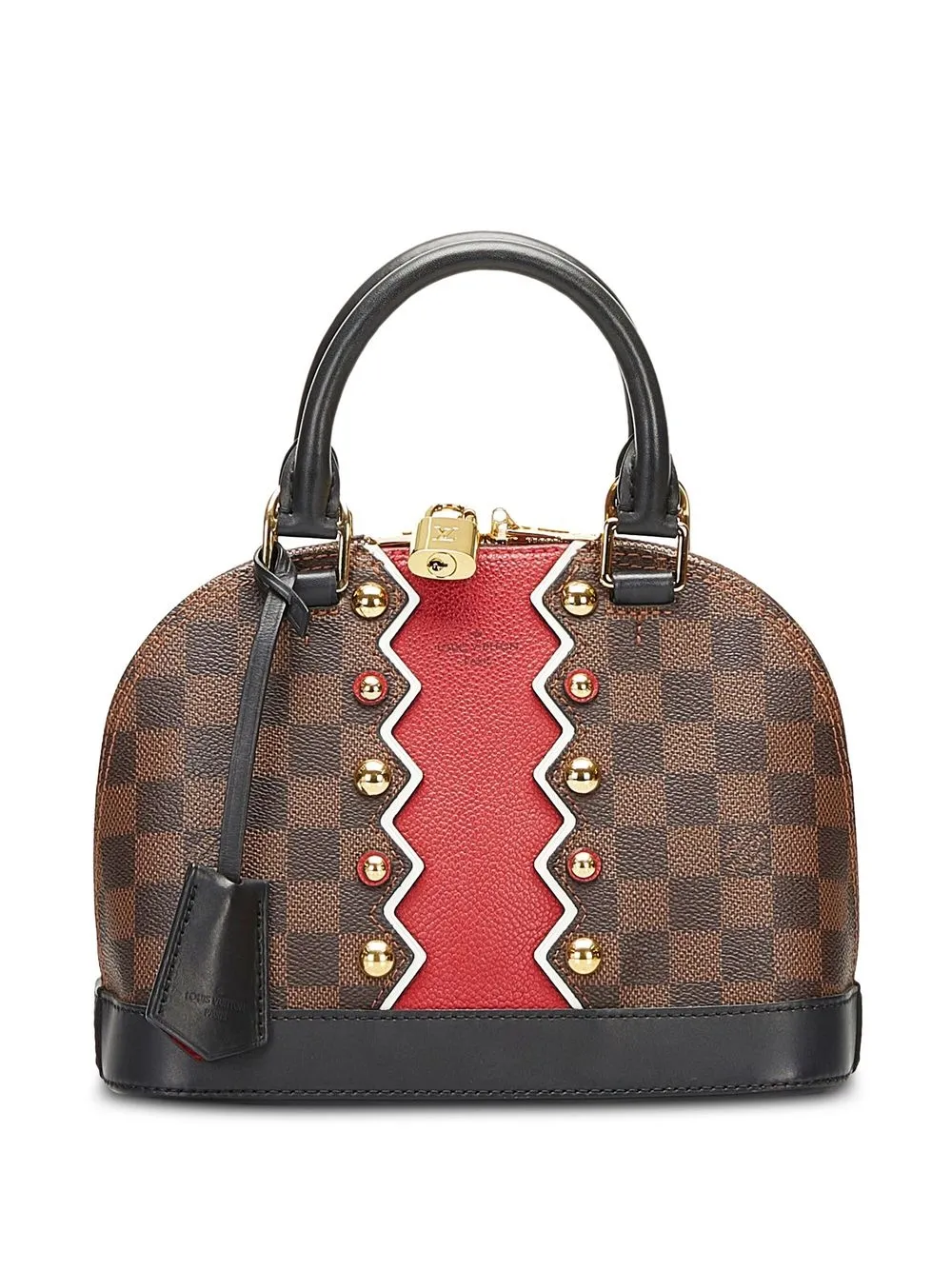 

Louis Vuitton 2018 pre-owned Damier Ebène Alma Karakoram two-way bag - Brown