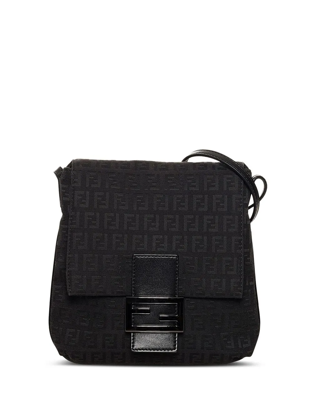 

Fendi Pre-Owned Zucchino canvas crossbody bag - Black