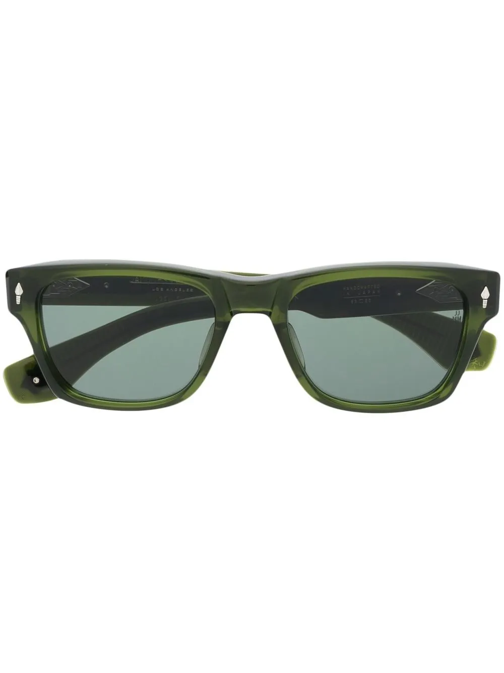 

Jacques Marie Mage Dayton rectangle-frame sunglasses - Green