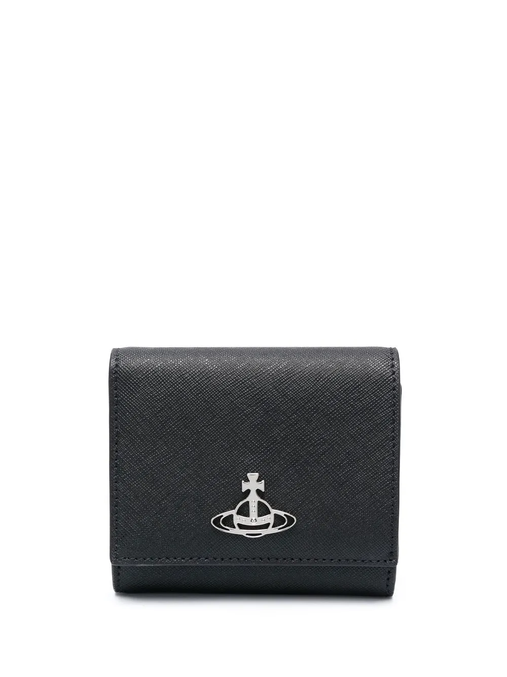 Vivienne Westwood Orb-plaque Wallet In Black | ModeSens