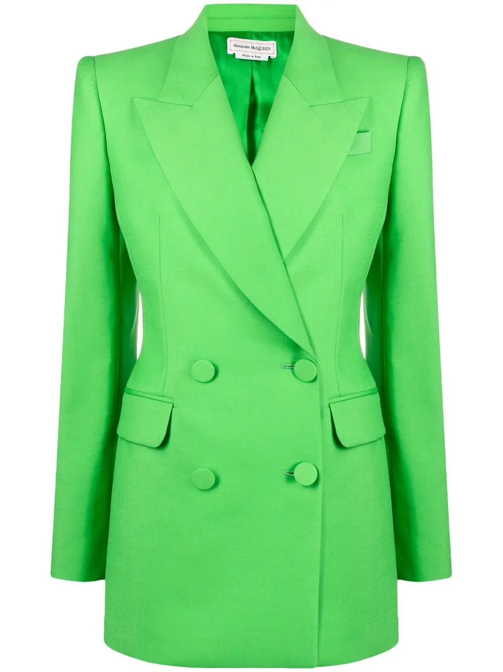 

Alexander McQueen peak-lapel double-breasted blazer - Green