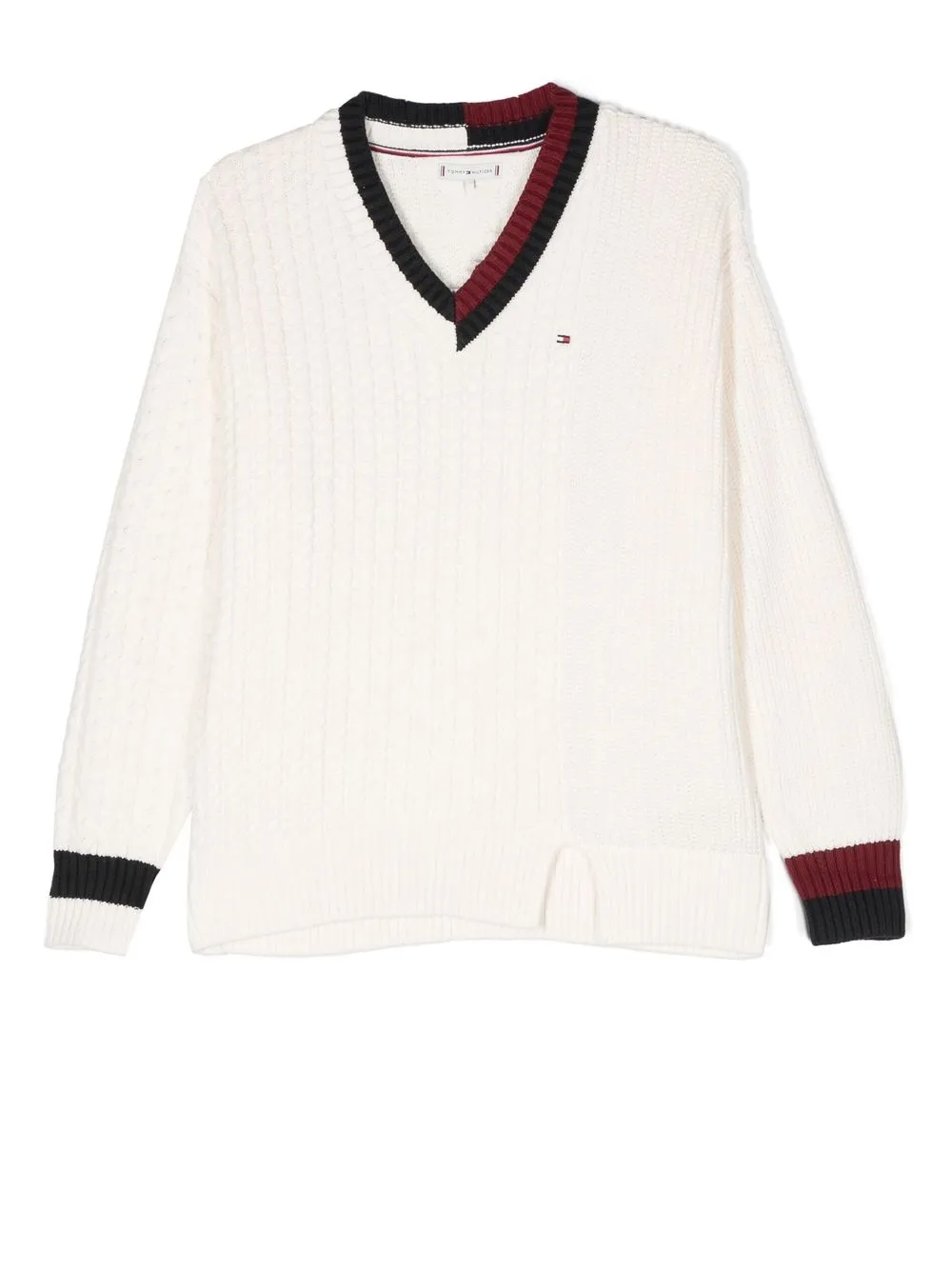 

Tommy Hilfiger Junior embroidered-logo jumper - Neutrals