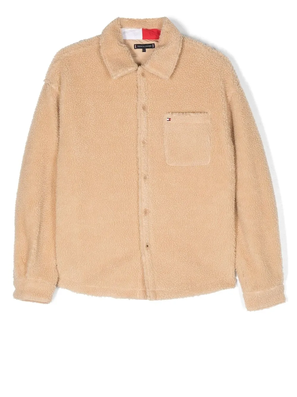 

Tommy Hilfiger Junior teddy-texture shirt - Neutrals