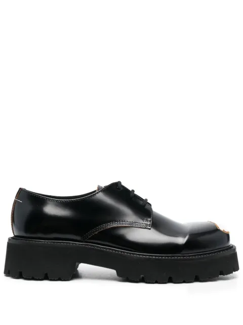 MM6 Maison Margiela Schnürschuhe mit bemalter Zehenkappe