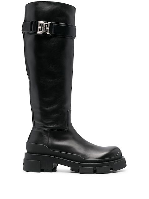 Givenchy leather knee-high boots