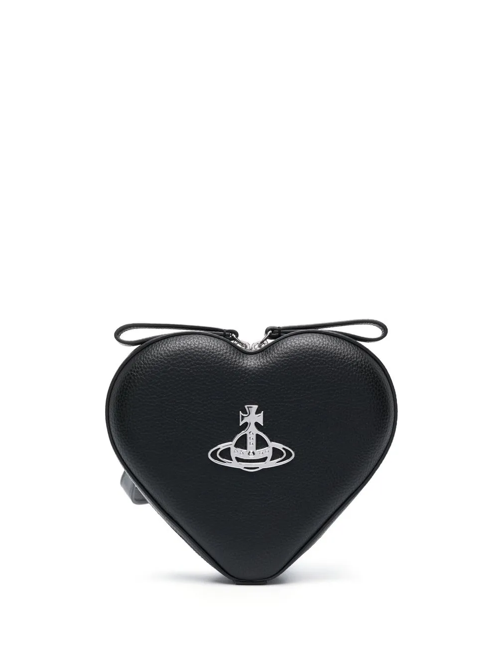 

Vivienne Westwood logo-plaque heart backpack - Black