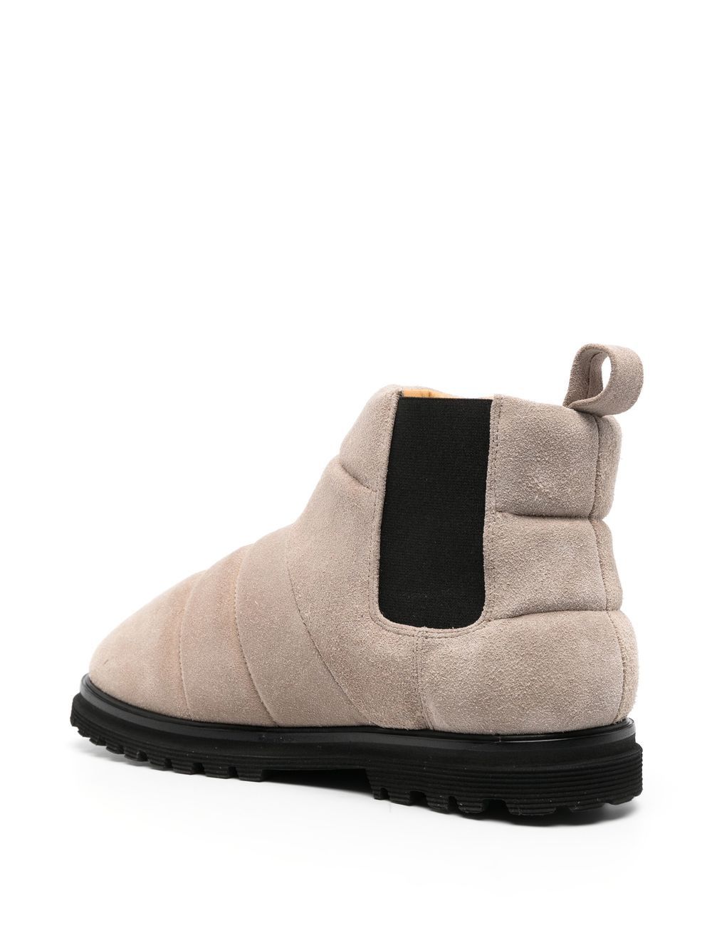 Shop Nanushka Quilted Ankle Boots In Neutrals