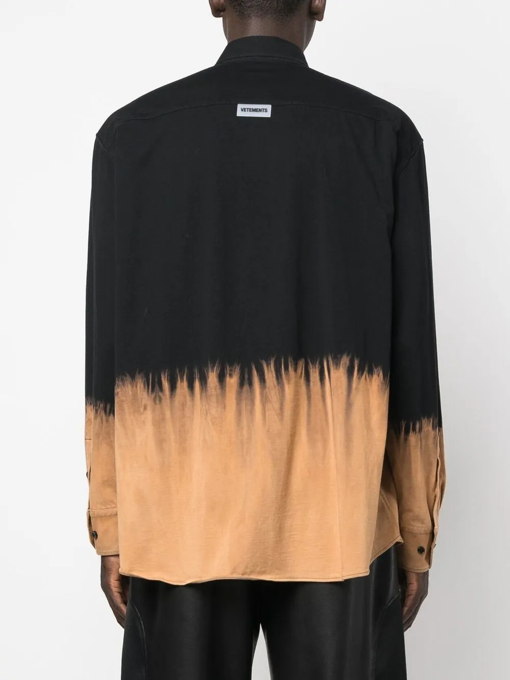 VETEMENTS Bleached longsleeve Shirt Farfetch