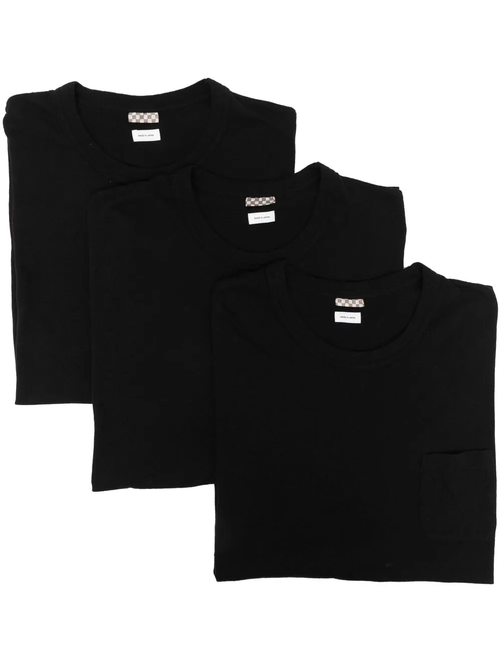 

visvim pack-of-three short-sleeve T-shirts - Black