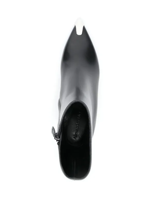 Alexander McQueen カーフレザーアンクルブーツ正規品23cm Alexander McQueen Parachute アンクルブーツ | ブラック