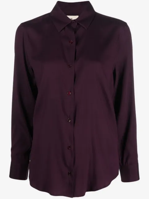 PAULA camisa con detalle de mascada