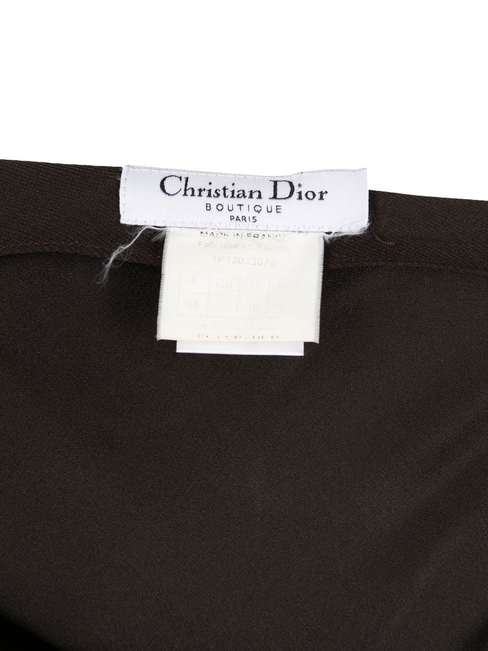 Christian Dior 1990s flared-hem fitted skirt Women