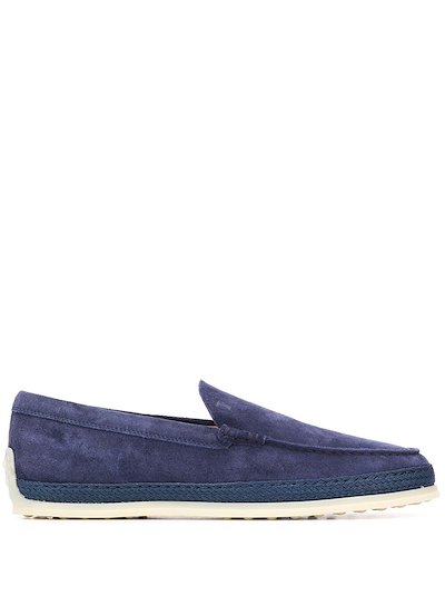 Tod's - slip-on leather loafers