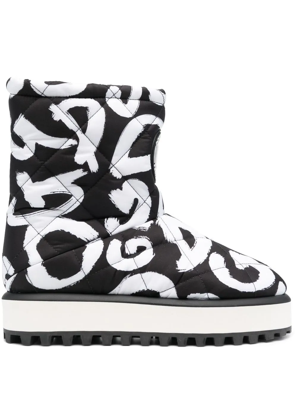 

Dolce & Gabbana City graffiti print ankle boots - Black