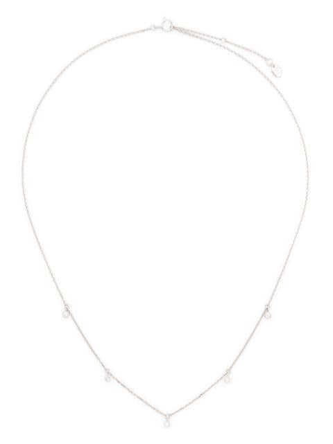 Maria Black 14kt white gold Moreno diamond necklace