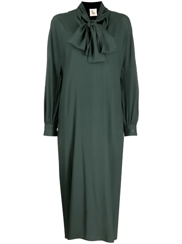 slim fit dress slacks Luannie Halter Scarf Tie Maxi Dress | Emerald | Womens