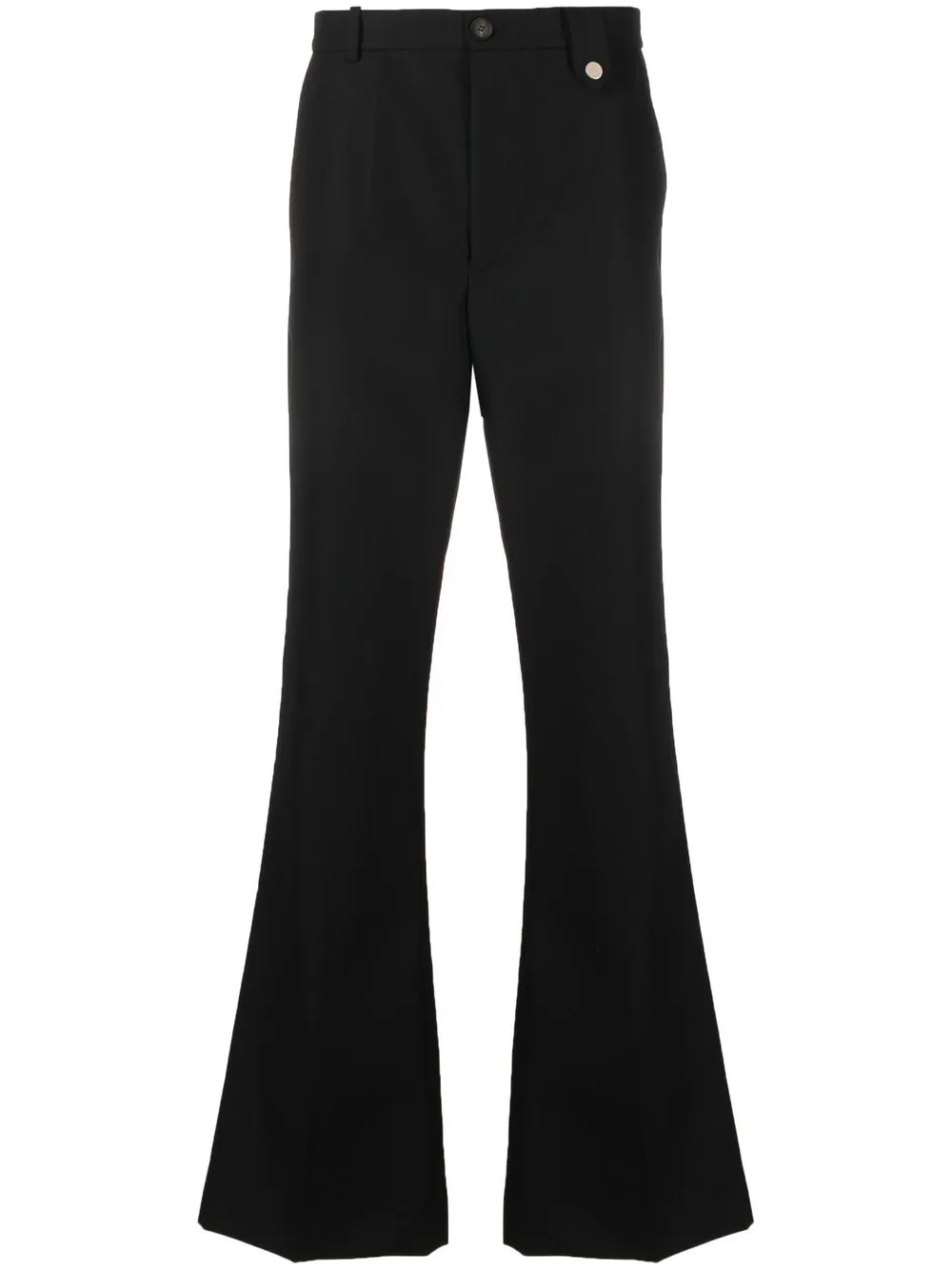 

EGONlab. wool flared trousers - Black