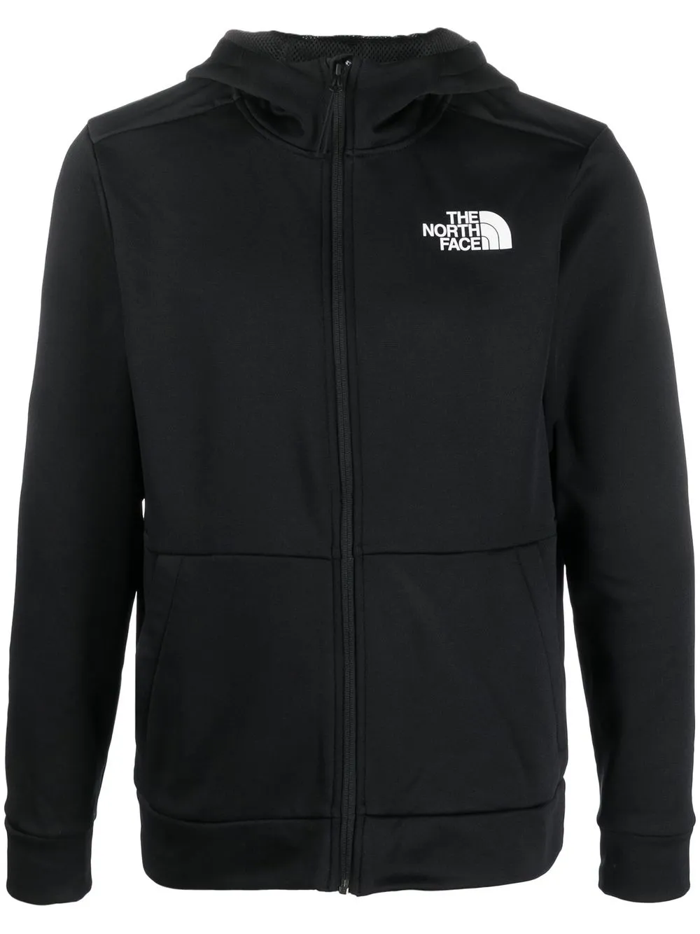 

The North Face logo-embroidered hoodie - Black