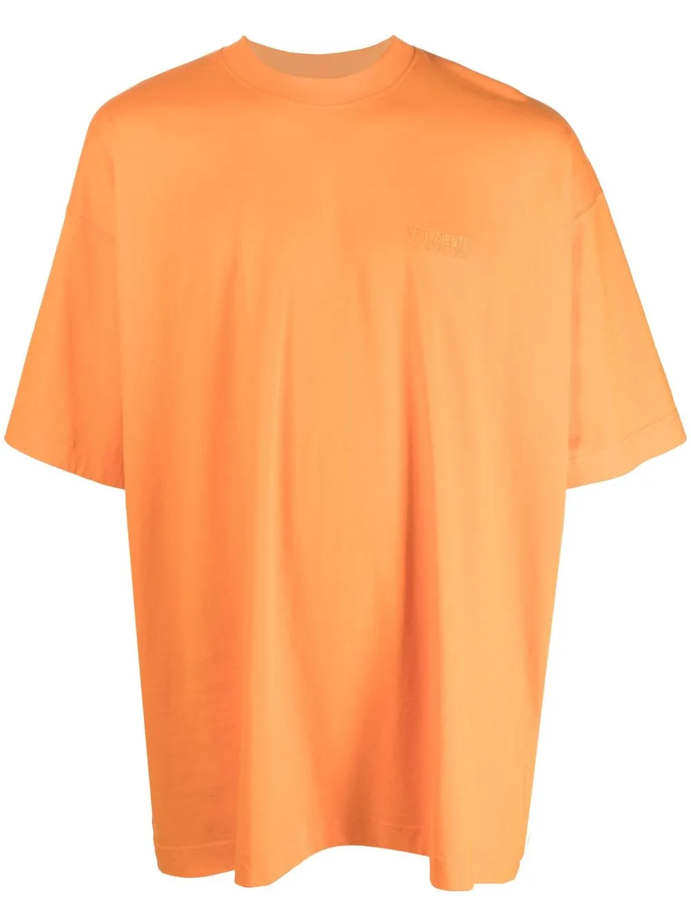 

VETEMENTS oversized cotton T-shirt - Orange