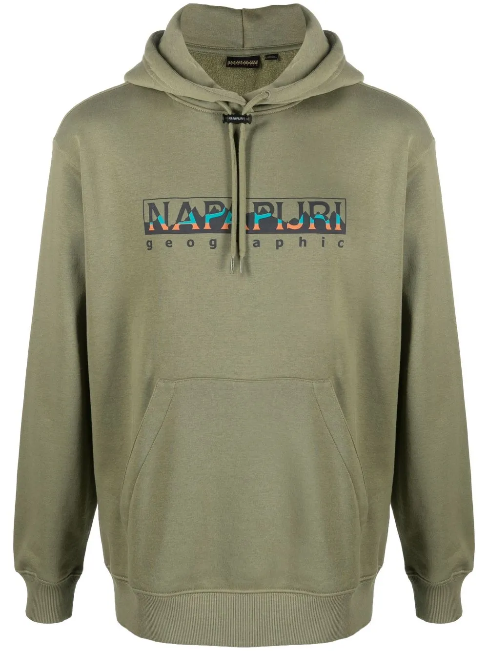 

Napapijri logo-print hoodie - Green