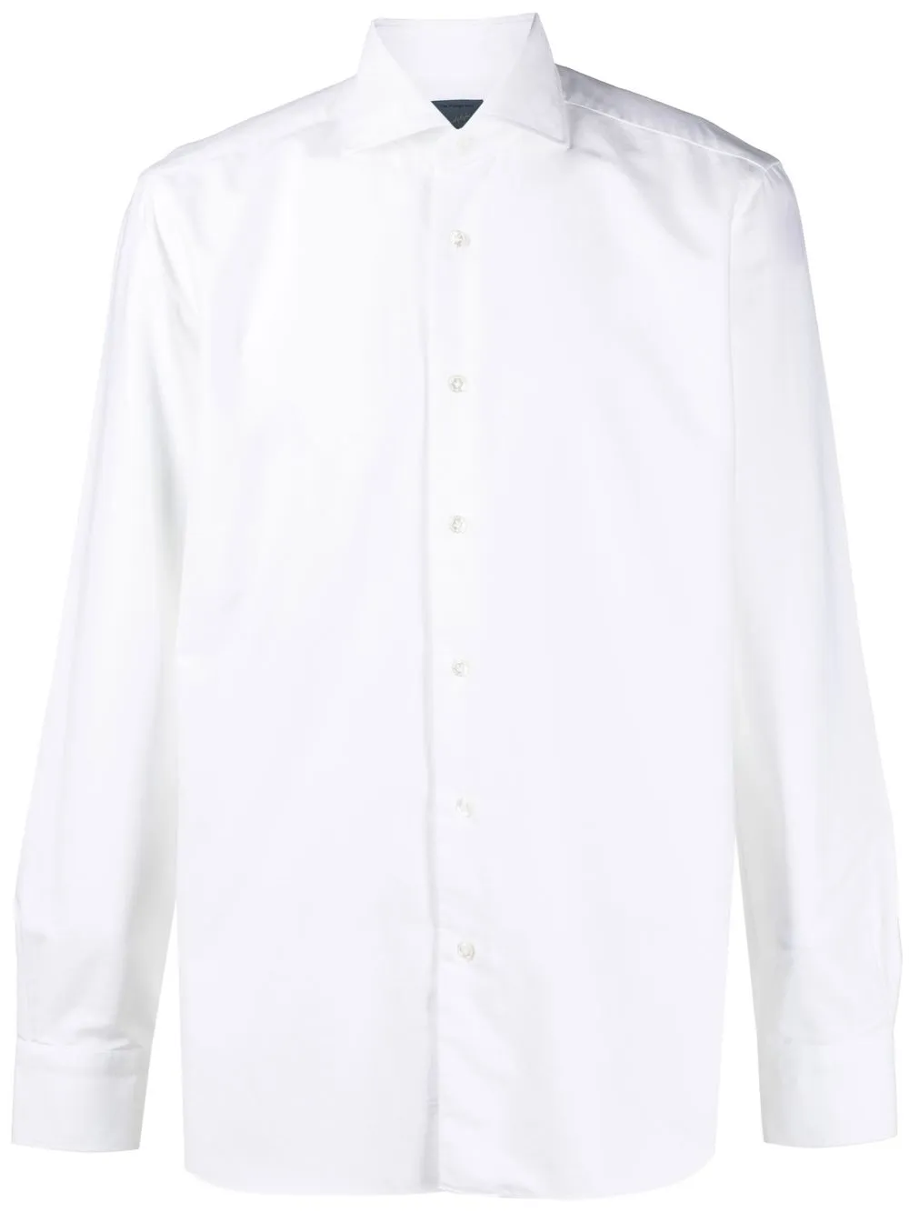 

Barba spread-collar long-sleeve shirt - White