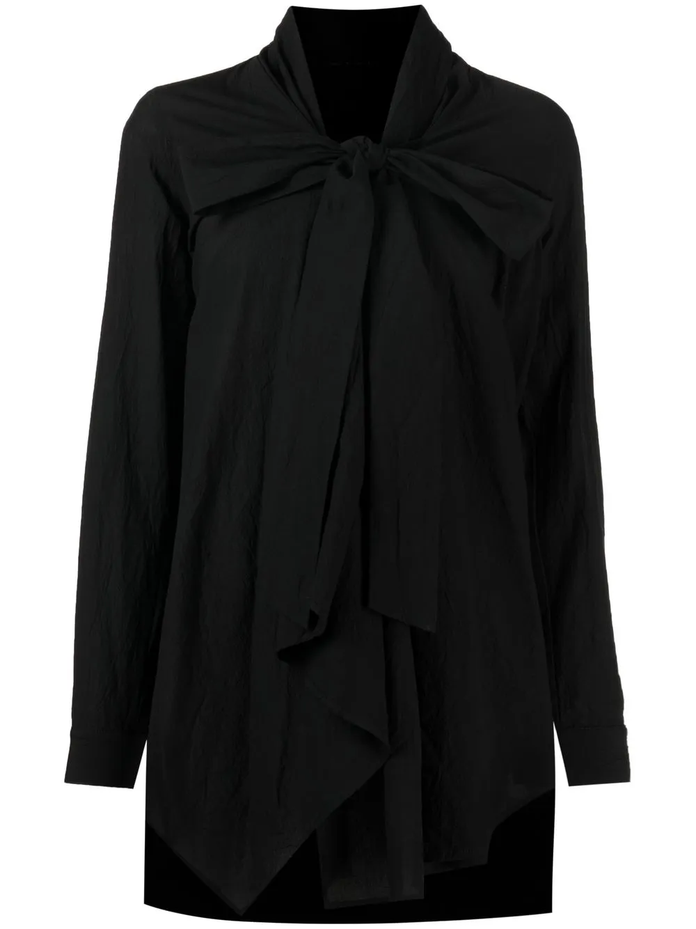 

Forme D'expression blusa manga larga con moño - Negro