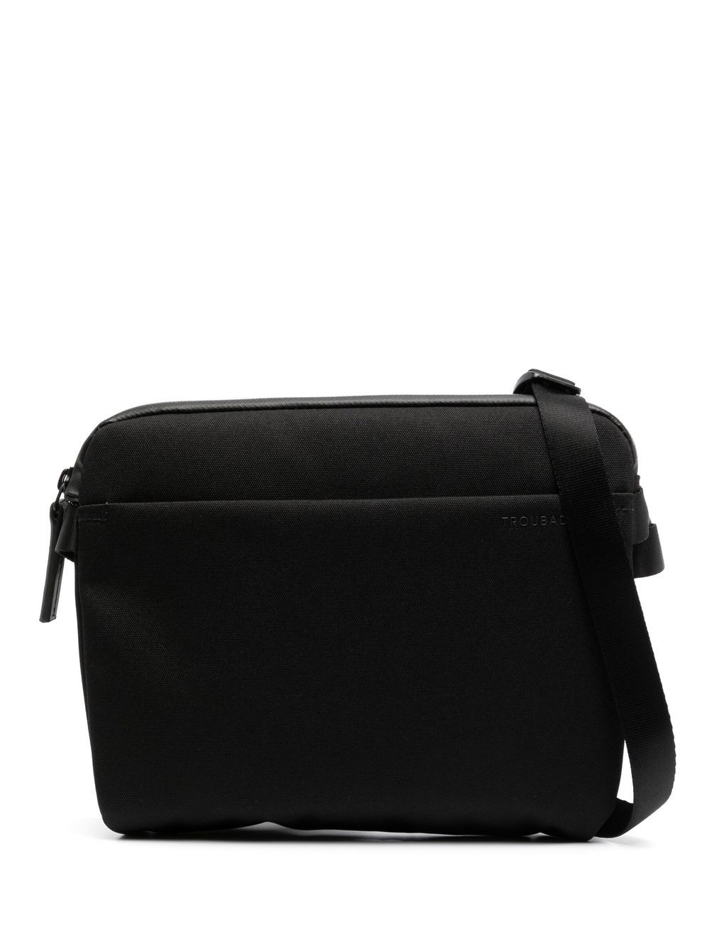 Troubadour recycled polyester crossbody bag - Black