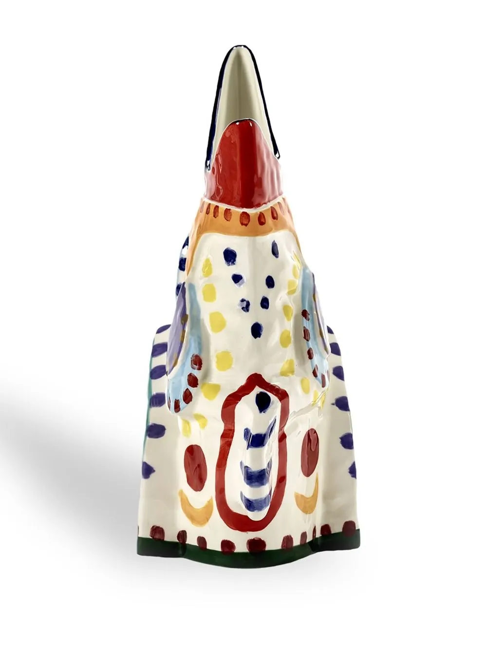 Shop Serax Sicily Painted Vase In Weiss