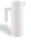 Alessi insulated ribbed-detail jug - White