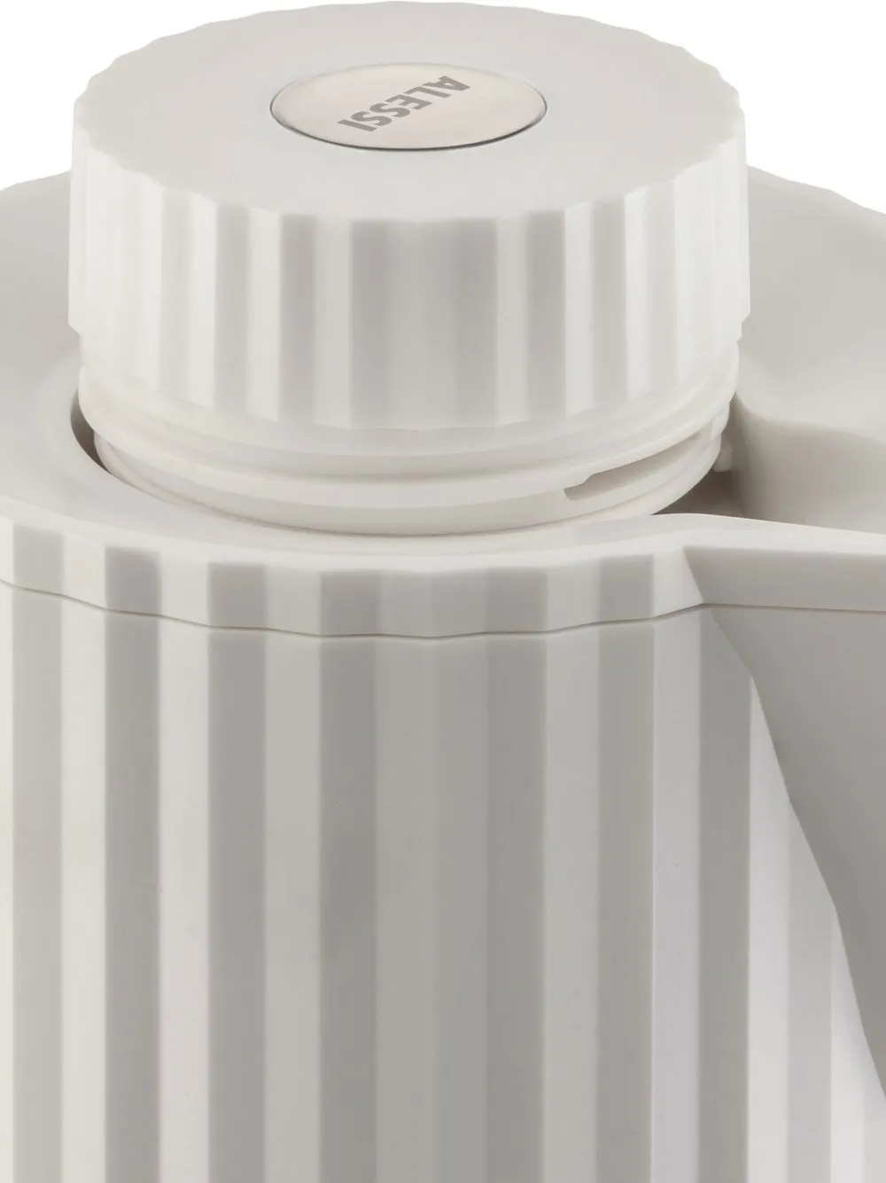  Alessi Insulated Ribbed-detail Jug - White 