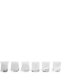 Bitossi Home assorted tumbler set (set of six) - White