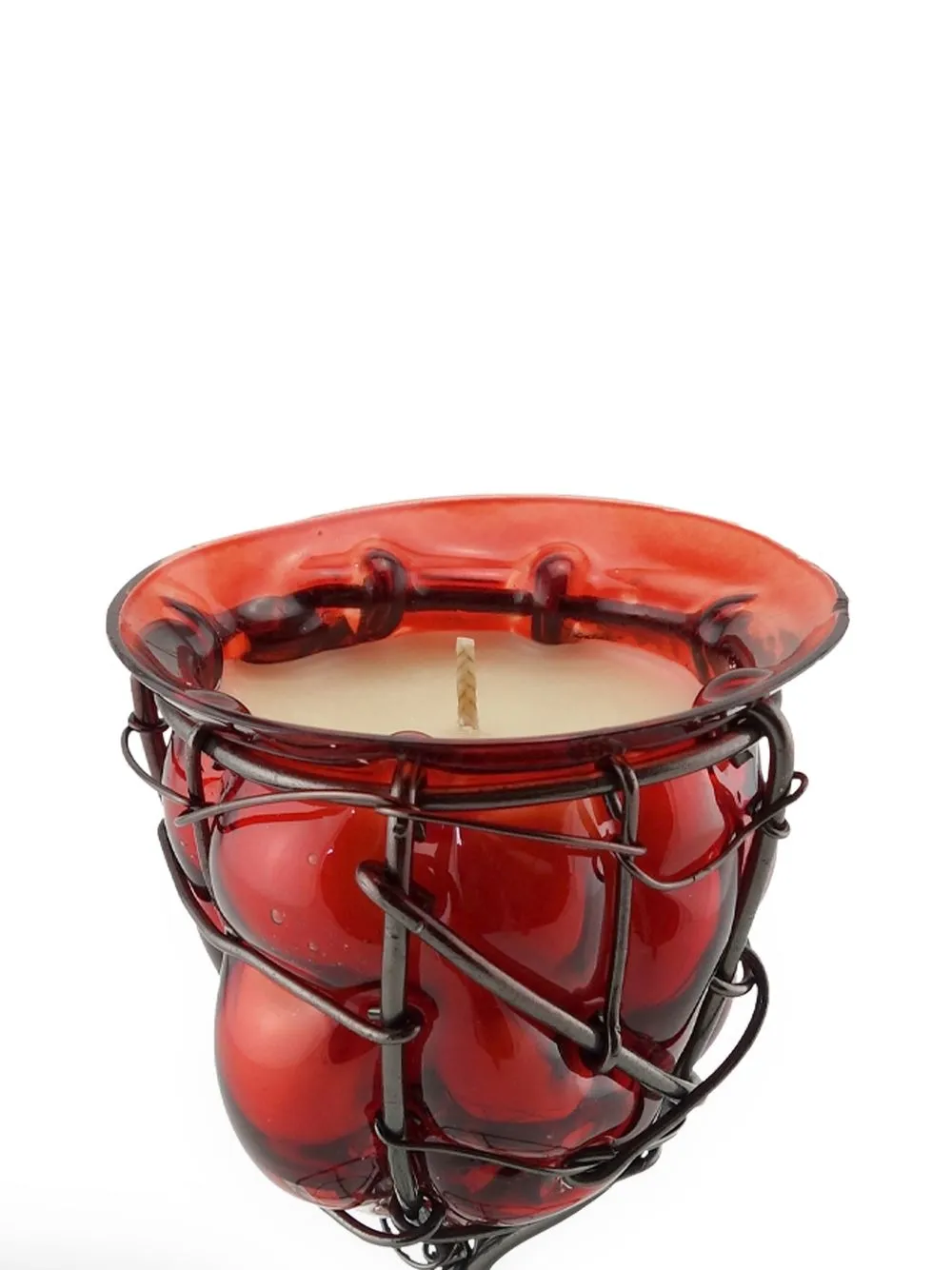 Shop Vanessa Mitrani Image Scented Glass Candle In Rot