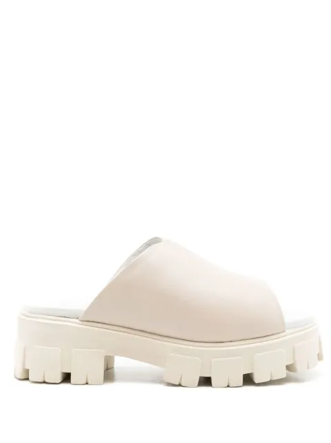 Sarah Chofakian Patty open-toe mules