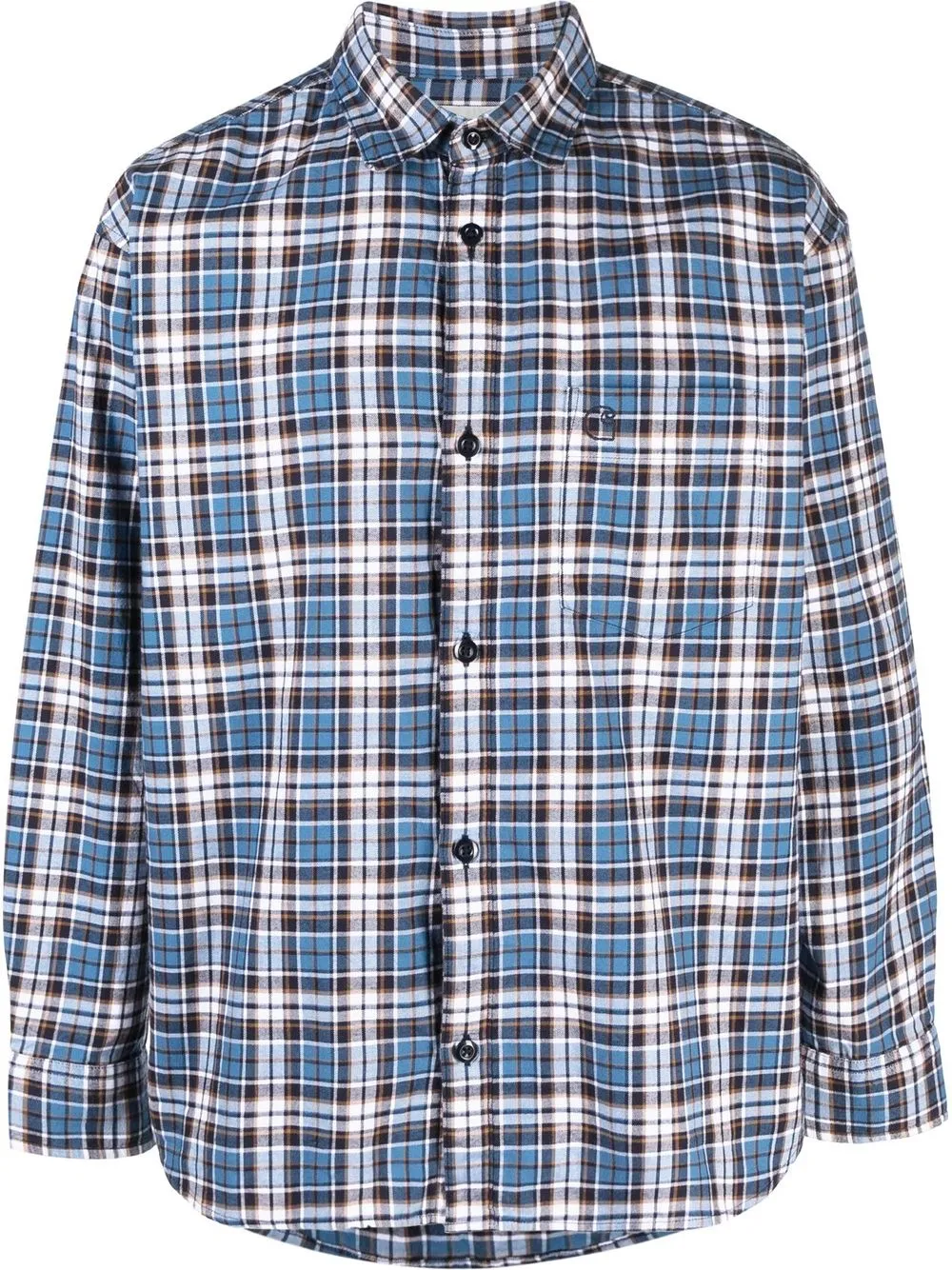 

Carhartt WIP plaid-check print shirt - Blue