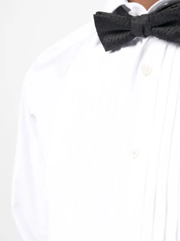 TOM FORD トム・フォード プリーツディテール シャツ | ホワイト
