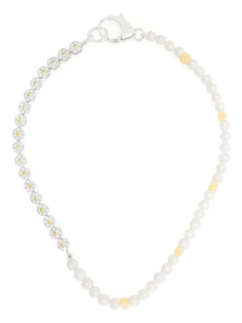 Hatton Labs Daisy sterling silver pearl necklace