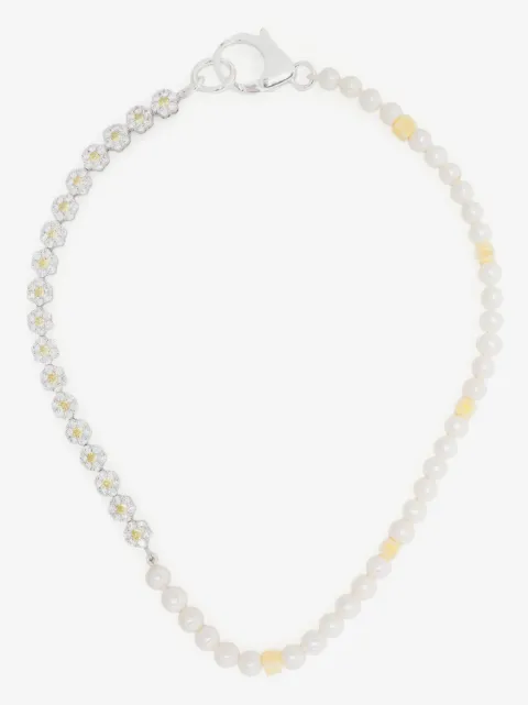 Hatton Labs Daisy sterling silver pearl necklace