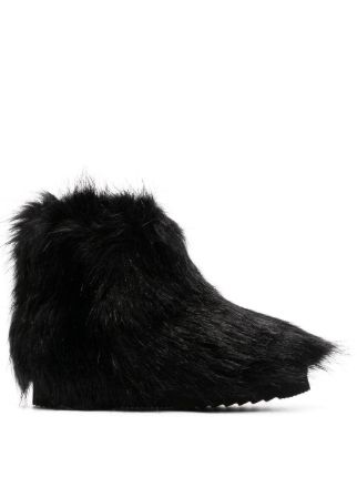 STAND STUDIO Stivaletto Ryder faux-fur Boots - Farfetch