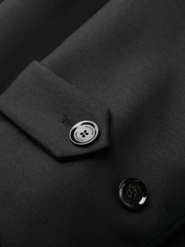 Valentino Garavani シングルコート | ブラック | FARFETCH JP