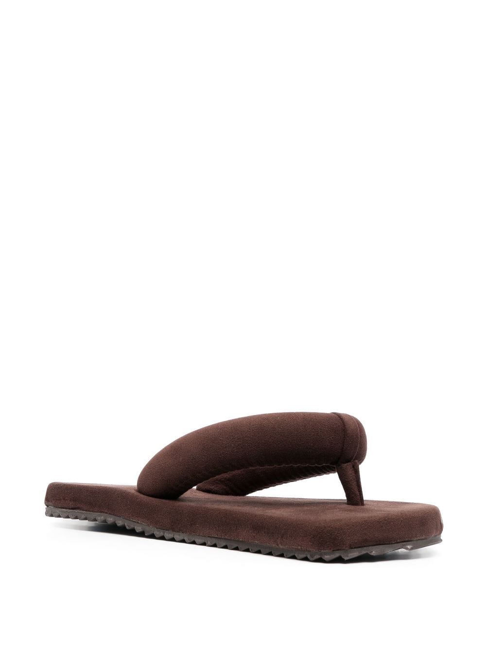 YUME YUME Teenslippers met gewatteerd bandje - Bruin