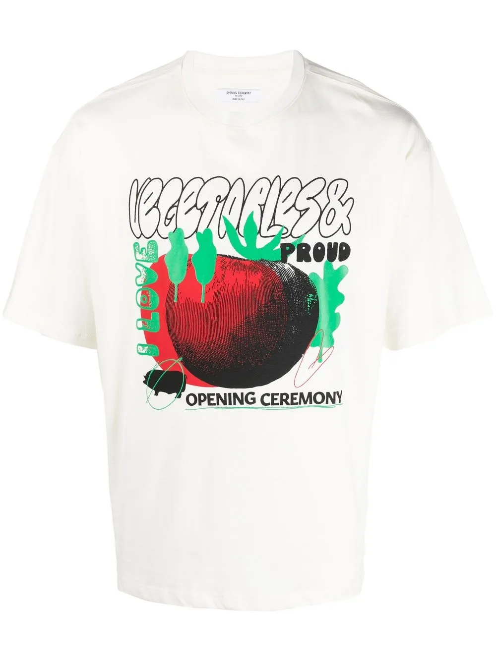 

Opening Ceremony graphic-print T-shirt - Neutrals