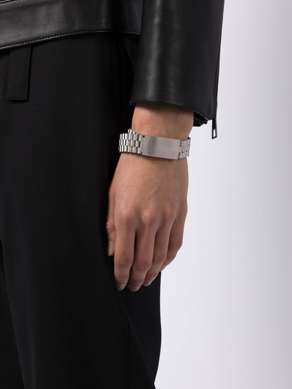 Shop Ambush Rollie Chain Bracelet In Silver