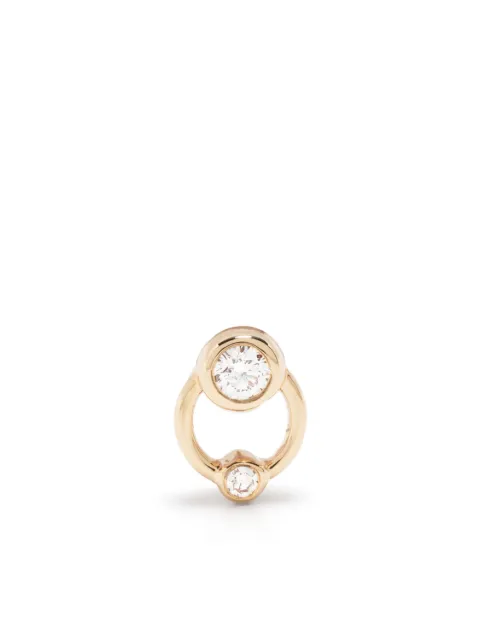 Maria Black 14kt yellow gold Bardot diamond stud earring