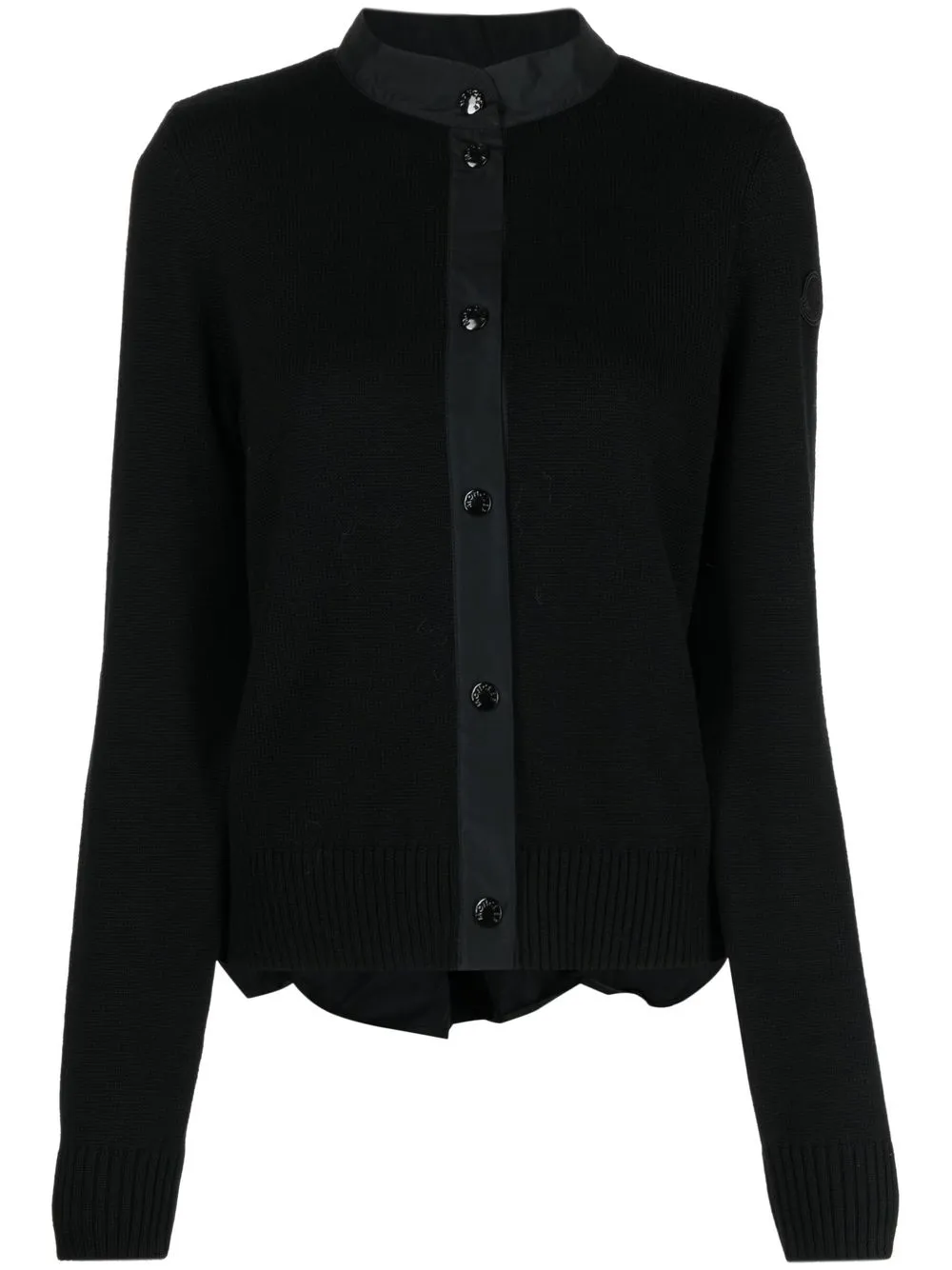 

Moncler contrast-trim cardigan - Black