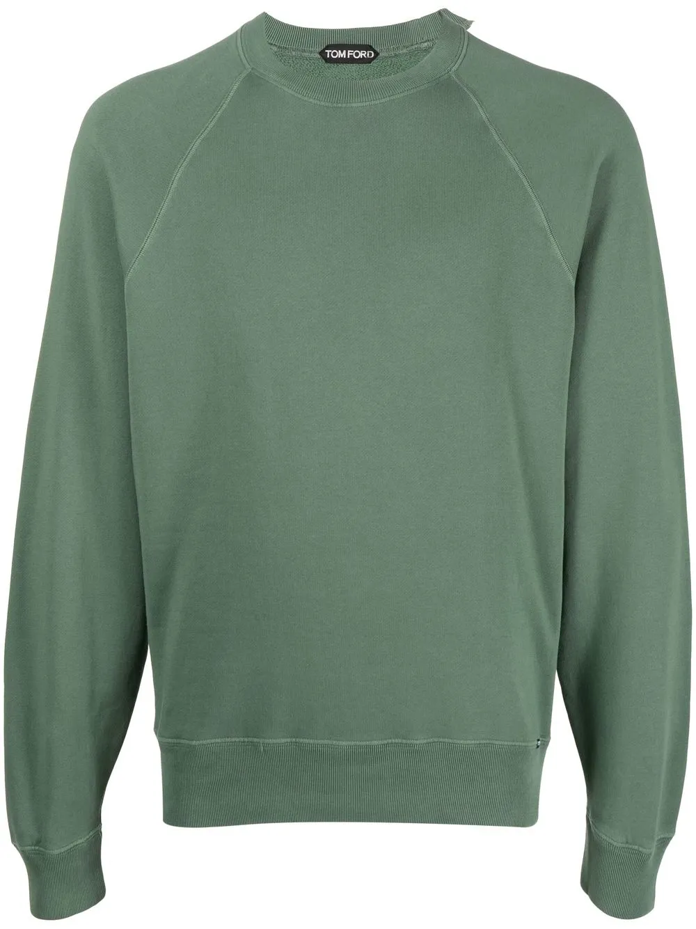 

TOM FORD logo-patch sweatshirt - Green